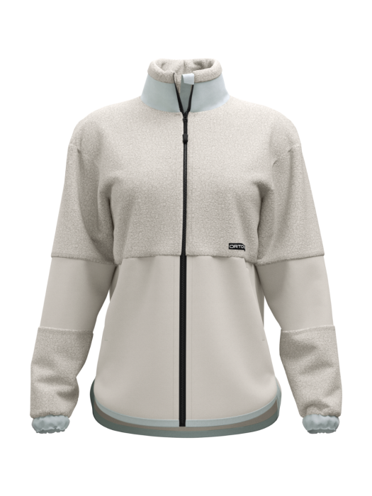 Fleece Teddy Jacket W white tea Fleece Teddy Jacket W white tea
