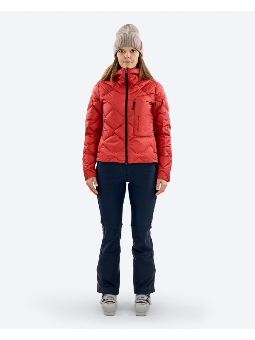 W Ultralight Down Hood Jacket EQUESTRIAN RED W Ultralight Down Hood Jacket EQUESTRIAN RED